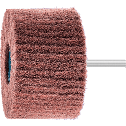 PFERD  Włókninowa ściernica trzpieniowa High Performance POLINOX PNL Ø 80 x 50 mm Ø trzpienia 6 mm, A180 do szlifu dokładnego i 