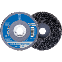 PFERD  Włóknina czyszcząca COMBICLICK POLICLEAN PCLD Ø 125 x 13 mm do zgrubnych prac czyszczących