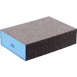 PFERD  Wodoodporna gąbka szlifierska 69 x 98 x 26 mm A60, czterostronna, do uniwersalnego zastosowania