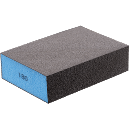 PFERD  Wodoodporna gąbka szlifierska 69 x 98 x 26 mm A180, czterostronna, do uniwersalnego zastosowania
