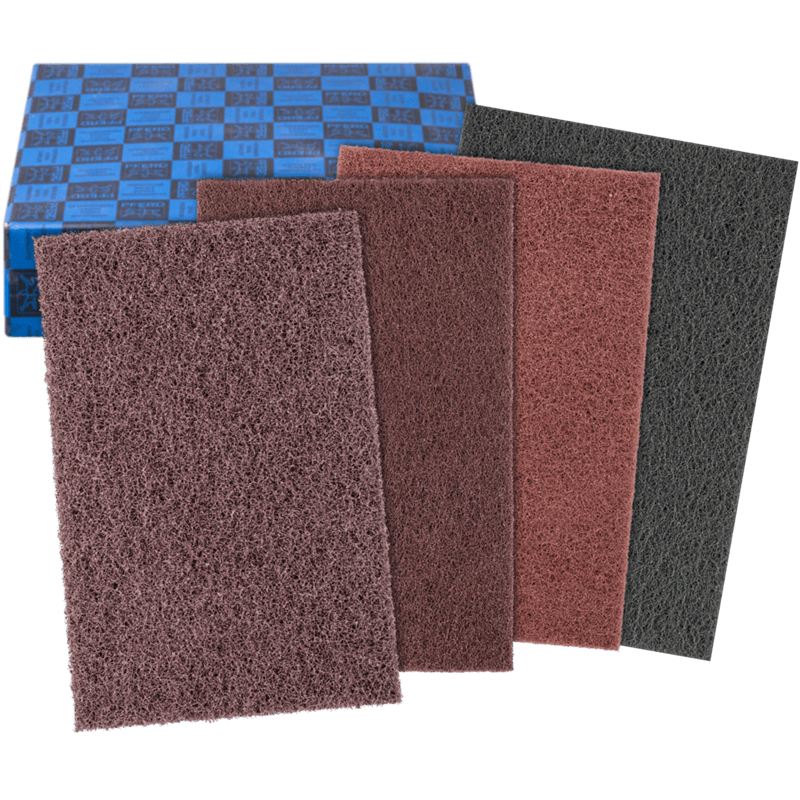 PFERD  Zbiór poduszek ściernych POLINOX PVSK 4-częściowy 154 x 224 mm A100,A 180,A 280,SIC 400 do wykańczania