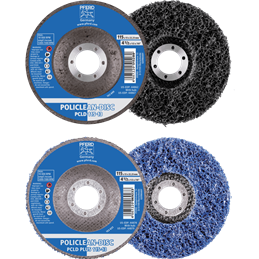 PFERD  Włóknina czyszcząca POLICLEAN PLUS PCLD Ø125 x 13 mm otwór Ø22,3 mm do zgrubnych prac czyszczących (1)