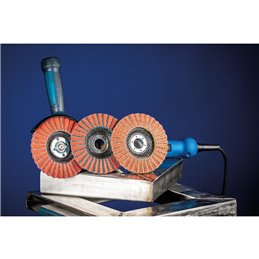 PFERD  Ściernice włókninowe POLIVLIES zestaw PVZ 3-częściowy ceramiczny Ø125 mm otw. Ø22,23 mm CO-COOL60/G,80/M,120/F