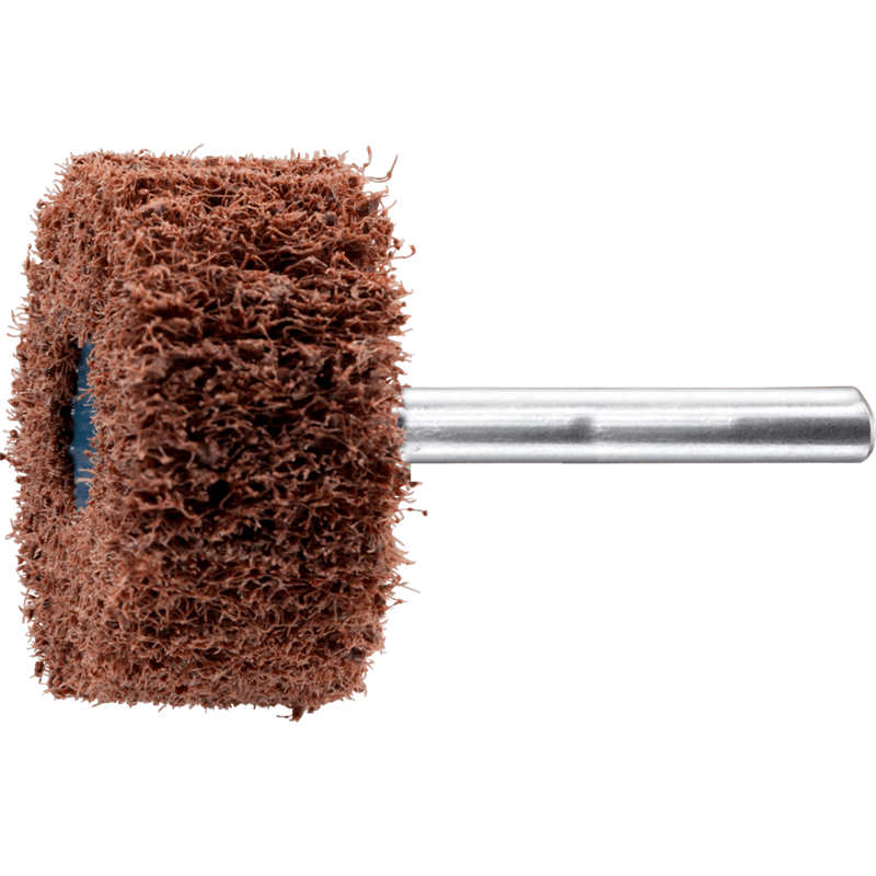 PFERD  Włókninowa ściernica trzpieniowa POLINOX PNL Ø 40 x 20 mm trzpień Ø 6 mm A80 do szlifu dokładnego i wykańczania