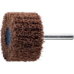 PFERD  Włókninowa ściernica trzpieniowa POLINOX PNL Ø 50 x 30 mm trzpień Ø 6 mm A80 do szlifu dokładnego i wykańczania