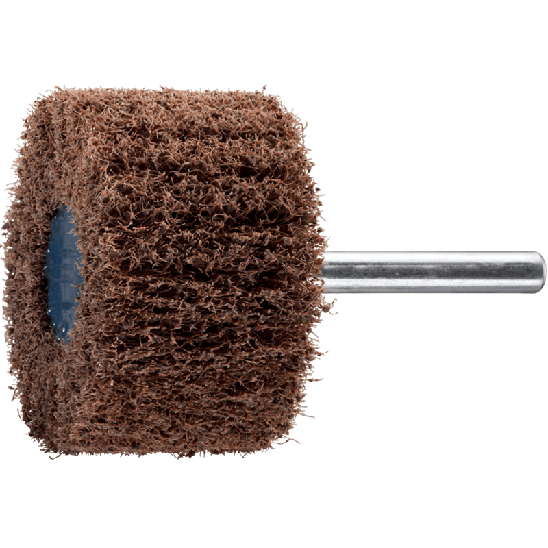 PFERD  Włókninowa ściernica trzpieniowa POLINOX PNL Ø 50 x 30 mm trzpień Ø 6 mm A80 do szlifu dokładnego i wykańczania