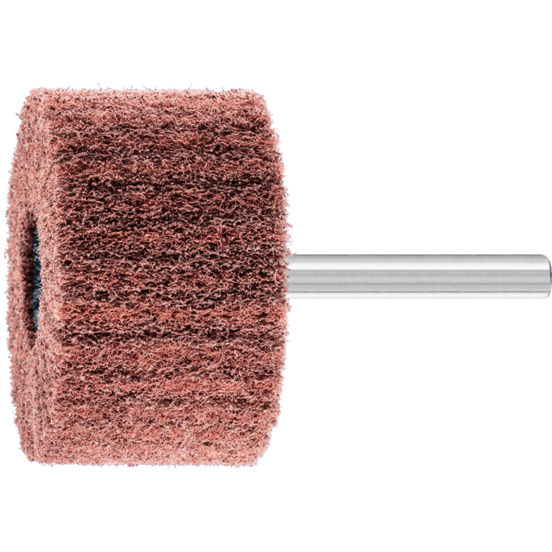 PFERD  Włókninowa ściernica trzpieniowa POLINOX PNL Ø 50 x 30 mm trzpień Ø 6 mm A360 do szlifu dokładnego i wykańczania