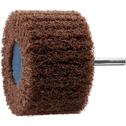 PFERD  Włókninowa ściernica trzpieniowa POLINOX PNL Ø 80 x 50 mm trzpień Ø 6 mm A80 do szlifu dokładnego i wykańczania