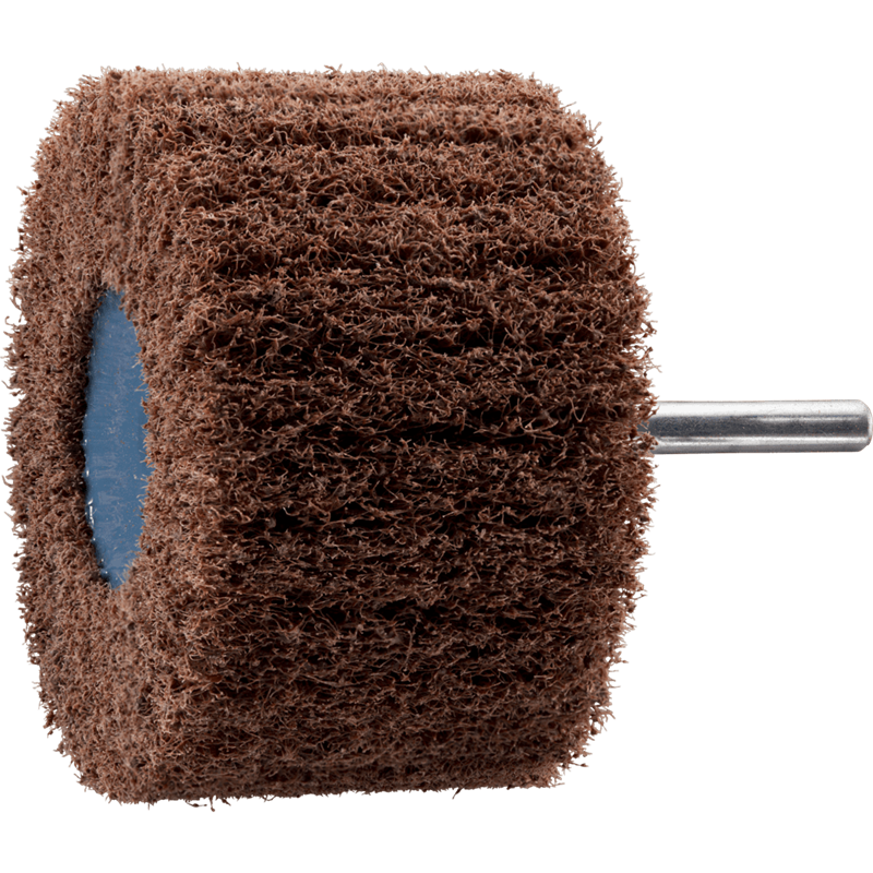 PFERD  Włókninowa ściernica trzpieniowa POLINOX PNL Ø 80 x 50 mm trzpień Ø 6 mm A80 do szlifu dokładnego i wykańczania