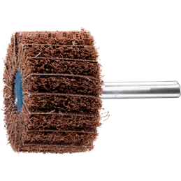 PFERD  Włókninowa ściernica trzpieniowa POLINOX PNZ Ø 50 x 30 mm trzpień Ø 6 mm A80 do szlifu dokładnego i wykańczania