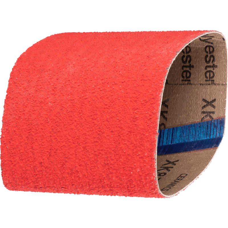 PFERD  Taśma ścierna z ziarnem ceramicznym BA 100 x 282 mm CO-COOL40 do szlifowania stali nierdzewnej do walców Ø 90 x 100 mm