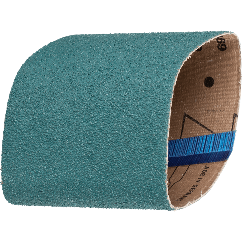 PFERD  Taśma ścierna cyrkon BA 100 x 282 mm Z40 do szlifu zgrubnego do walców Ø90 x 100 mm z napędem walcowym