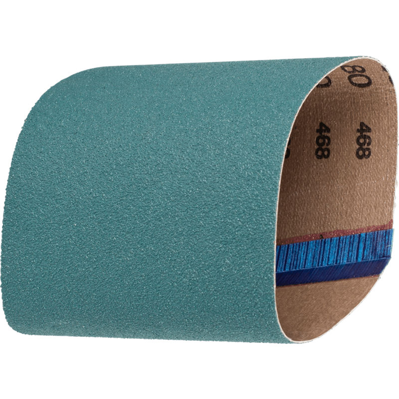 PFERD  Taśma ścierna cyrkon BA 100 x 282 mm Z80 do szlifu zgrubnego do walców Ø90 x 100 mm z napędem walcowym