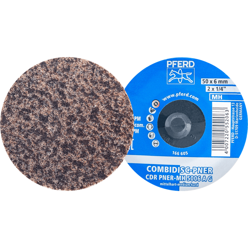 PFERD  Prasowany wykrój włókninowy COMBIDISC CDR PNER Ø 50 mm średnio twardy A gruboziarnisty do wykańczania 