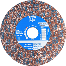 PFERD  Dysk z włókniny prasowanej POLINOX PNER Ø 150 x 3 mm do otworu o średnicy 25,4 mm, średnio twardy A gruboziarnisty do wyk