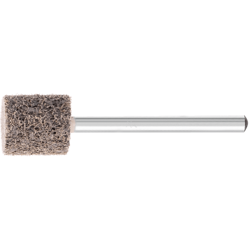 PFERD  Włókninowa ściernica trzp. z włókniny pras. POLINOX, kształt walcowy PNER, Ø10x10mm, Øtrzonka 3mm, średnio twarda SiC, dr