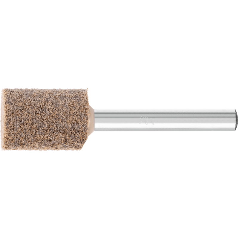 PFERD  Włókninowa ściernica trzp. z włókniny pras. POLINOX, kształt walcowy PNER, Ø15x20mm, Øtrzonka 6mm, średnio twarda A, drob