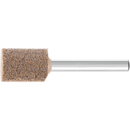 PFERD  Włókn. ściernica trzp. z włókniny pras. POLINOX, kształt walcowy PNER, Ø15x20mm, Øtrzonka 6mm, twarda A, gruboziarnista, 