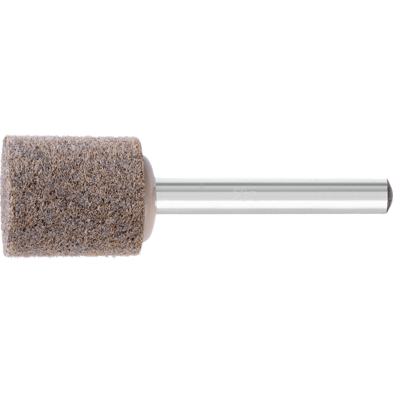 PFERD  Włókninowa ściernica trzpieniowa z włókniny pras. POLINOX, kształt walcowy PNER, Ø20x20mm, Øtrzonka 6mm, średnio miękka A