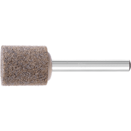 PFERD  Włókn. ściernica trzp. z włókniny pras. POLINOX, kształt walcowy PNER, Ø20x20mm, Øtrzonka 6mm, twarda A, gruboziarnista, 