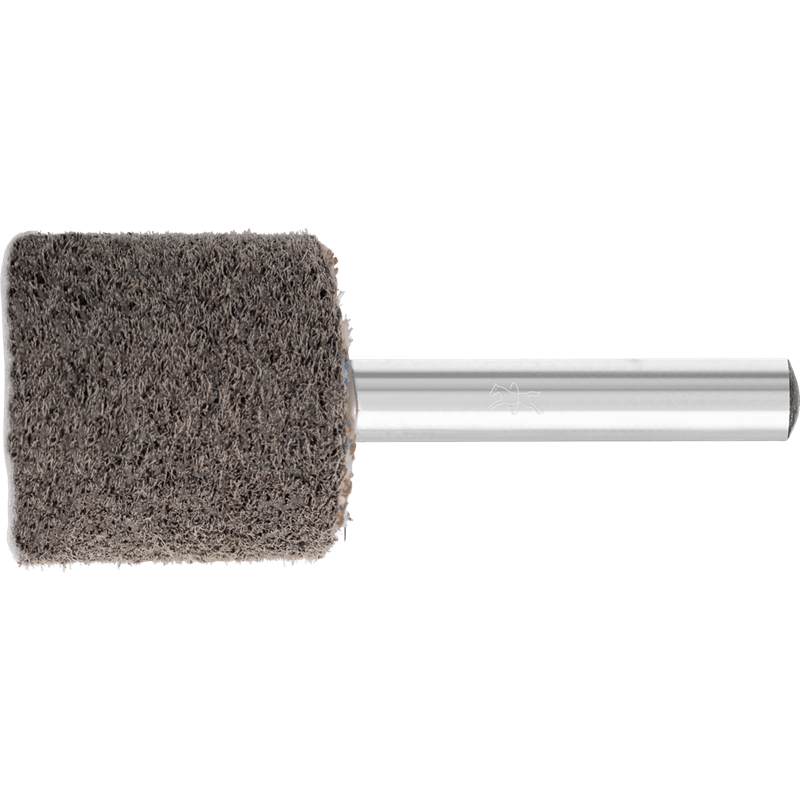 PFERD  Włókninowa ściernica trzp. z włókniny pras. POLINOX, kształt walcowy PNER, Ø25x35mm, Øtrzonka 6mm, średnio miękka SiC, dr