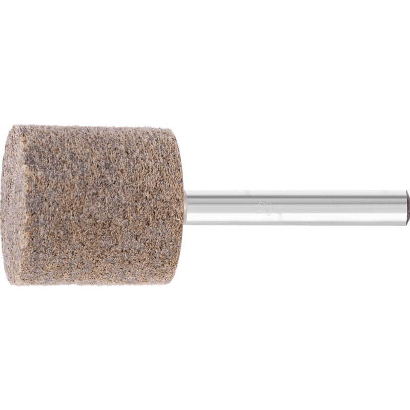 PFERD  Włókninowa ściernica trzpieniowa z włókniny pras. POLINOX, kształt walcowy PNER, Ø25x25mm, Øtrzonka 6mm, średnio miękka A