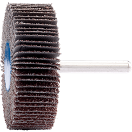 PFERD  Ściernica wachlarzowa korundowa F Ø 60 x 20 mm, Ø trzpienia 6 mm, A40, do szlifu dokładnego i wykończeniowego