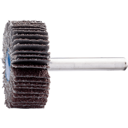 PFERD  Ściernica wachlarzowa korundowa F Ø 40 x 15 mm, Ø trzpienia 6 mm, A40, do szlifu dokładnego i wykończeniowego