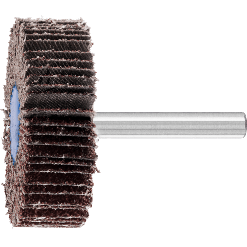 PFERD  Ściernica wachlarzowa korundowa F Ø 50 x 15 mm, Ø trzpienia 6 mm, A40, do szlifu dokładnego i wykończeniowego