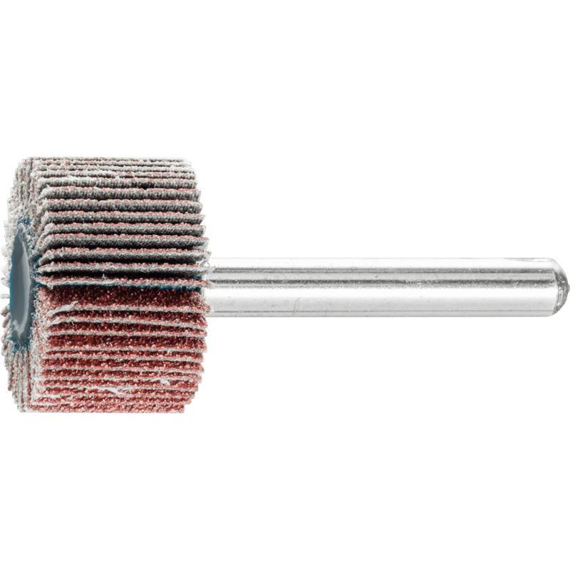 PFERD  Ściernica wachlarzowa korundowa F Ø 25 x 15 mm, Ø trzpienia 6 mm, A40, do szlifu dokładnego i wykończeniowego