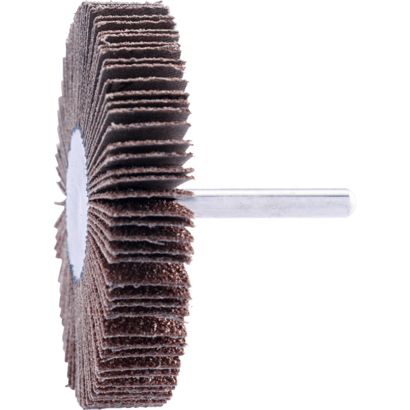 PFERD  Ściernica wachlarzowa korundowa F Ø 80 x 15 mm, Ø trzpienia 6 mm, A40, do szlifu dokładnego i wykończeniowego