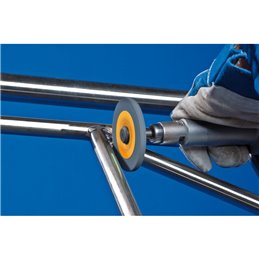 PFERD  Dysk z włókniny prasowanej POLINOX PNER Ø 75 x 3 mm do otworu Ø 6 mm średnio twardy A drobnoziarnisty do wykańczania