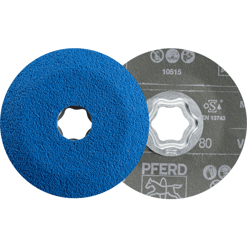 PFERD  Tarcza włókninowa COMBICLICK Ø100 mm VICTOGRAIN-COOL80 do stali i stali szlachetnej