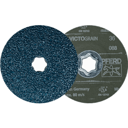 PFERD  Tarcza włókninowa COMBICLICK Ø 115 mm VICTOGRAIN 36 maksymalna wydajność na stali