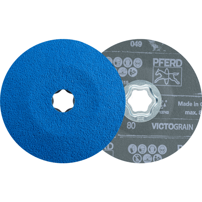 PFERD  Tarcza włókninowa COMBICLICK Ø 125 mm VICTOGRAIN-COOL80 do stali i stali szlachetnej