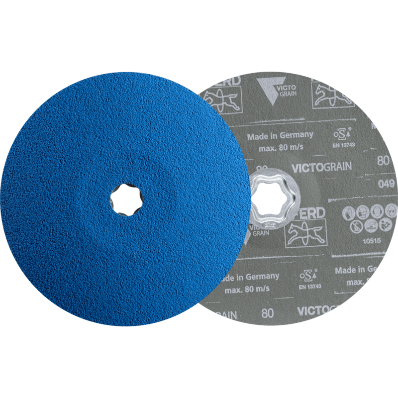 PFERD  Tarcza włókninowa COMBICLICK Ø 180 mm VICTOGRAIN-COOL80 do stali i stali szlachetnej
