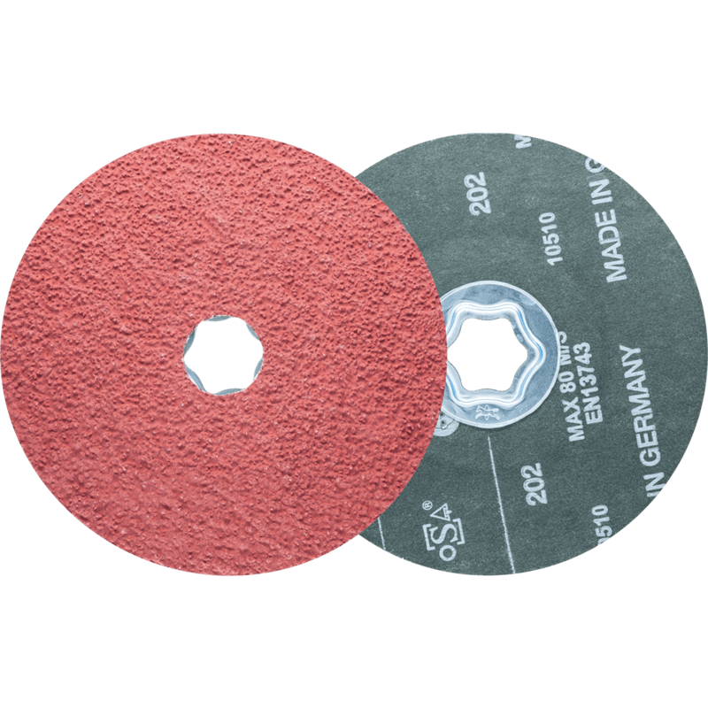 PFERD  Tarcza włókninowa z ziarnem ceramicznym COMBICLICK Ø 125 mm CO-COOL24 do chłodnego szlifu stali nierdzewnej 