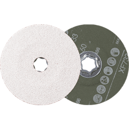 PFERD  Tarcza fibrowa z ziarnem ceramicznym COMBICLICK Ø 125 mm CO-ALU60 do miękkich metali nieżelaznych