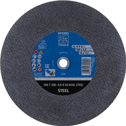 PFERD  Tarcza do przecinania szyn T 350 x 4,0 x 25,4 mm linia wydajna SG RAIL do szyn kolejowych