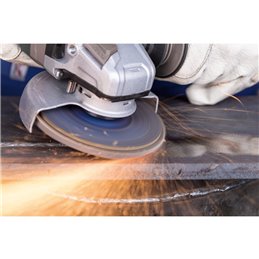 PFERD  Ściernica listkowa POLIFAN POWER PFF 125 x 22,23 mm płaska Z50 linia wydajna SG STEELOX do stali/stali szlachetnej