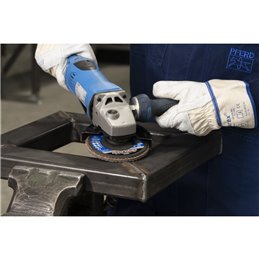 PFERD  Ściernica listkowa POLIFAN POWER PFC 125 x 22,23 mm stożkowa Z40 linia wydajna SG DURABLE STEEL do stali