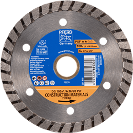 PFERD  Diamentowa ściernica do przecinania DG FL 230 x 2,2 x 22,23 mm PSF do cięcia glazury, wysoka jakość cięcia