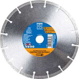 PFERD  Diamentowa ściernica do przecinania DS 230 x 2,3 x 22,23 mm START do szybkiego cięcia kamienia i betonu
