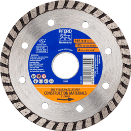 PFERD  Diamentowa ściernica do przecinania DG 115 x 1,9 x 22,23 mm START do cięcia kamienia/betonu, wysoka jakość cięcia