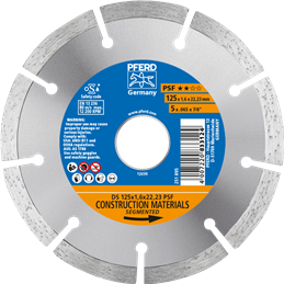 PFERD  Diamentowa ściernica do przecinania DS 400 x 3,2 25,4 mm PSF do szybkiego cięcia asfaltu