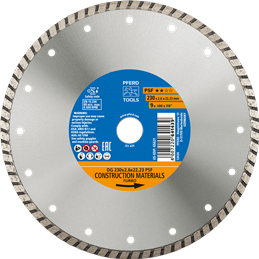 PFERD  Talerz diamentowy DCW 2R 100 x 6 x 22,23 mm do wyrównywania betonu i jastrychu