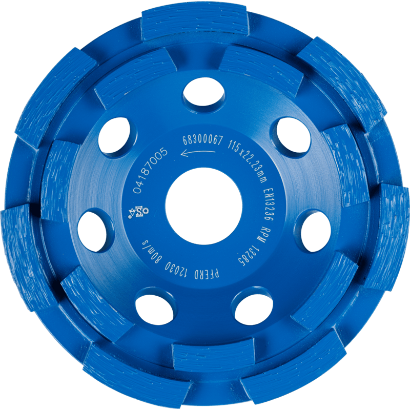 PFERD  Talerz diamentowy DCW 2R 115 x 6 x 22,23 mm do wyrównywania betonu i jastrychu