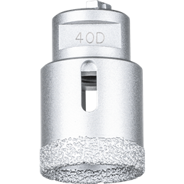 PFERD  Koronka diamentowa do wiercenia na sucho DPD FL Ø 40 mm, M14 PSF do płytek (szlifierka kątowa)