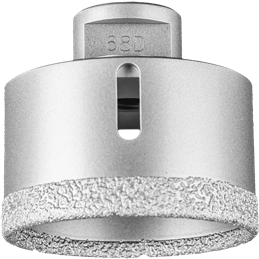 PFERD  Koronka diamentowa do wiercenia na sucho DCD FL Ø68 mm, M14 PSF do płytek (szlifierka kątowa)