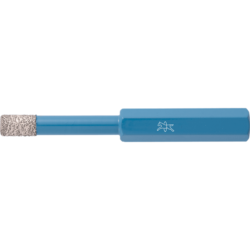 PFERD  Koronka diamentowa do wiercenia na sucho DPD FL Ø6 mm, trzonek sześciokątny do płytek (wiertarka)